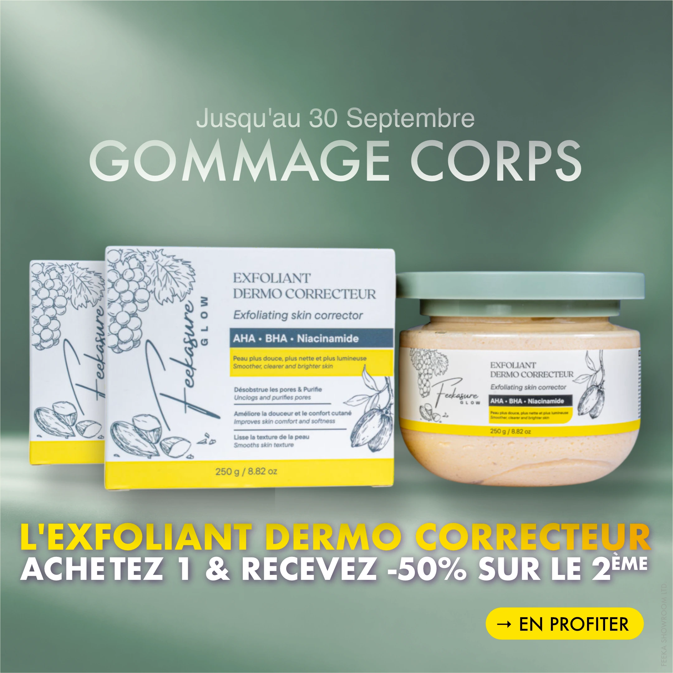 feeka Exfoliant Dermo Correcteur : le gommage qui s'attaque vraiment à la texture