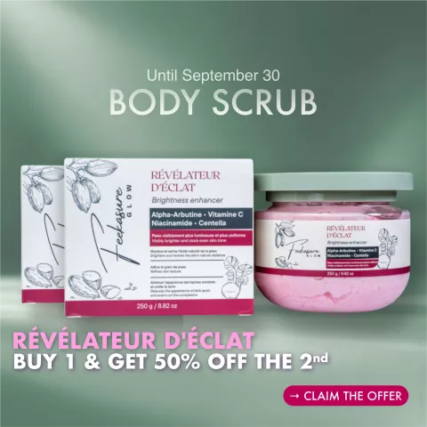discover the body scrub révélateur d'eclat feekasureglow feekashowroom 