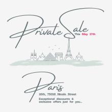 🇫🇷Private sale this Saturday 17 May in Paris, 📍 16th, 75016 Nicolo Street. Exceptional discounts & exclusive offers just for you ✨