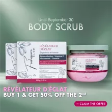 discover the body scrub révélateur d'eclat feekasureglow feekashowroom 