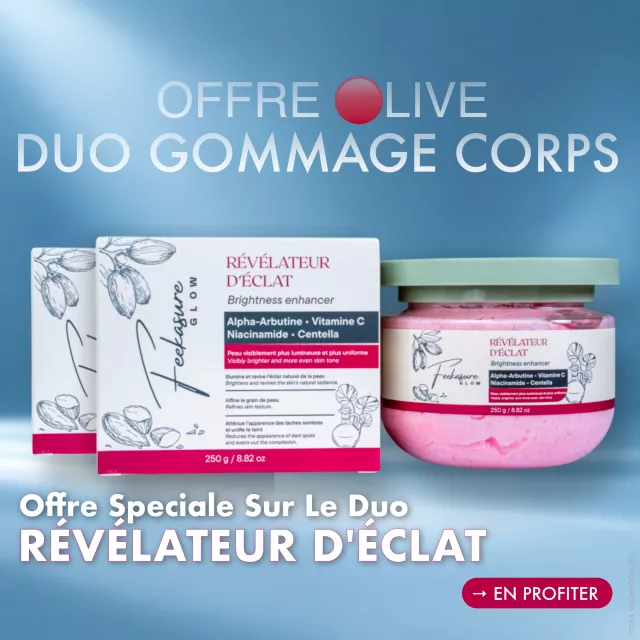 Duo Gommage exfoliant Révélateur d'Éclat